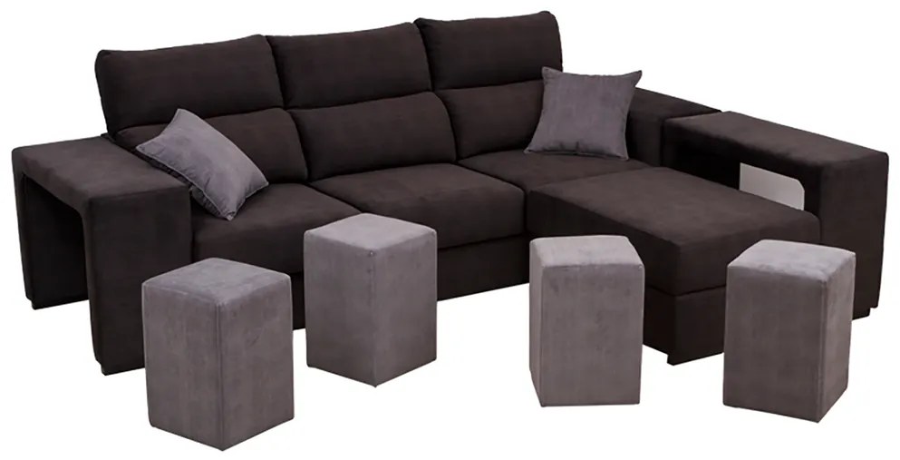 Sofá com Chaise JOM Roma