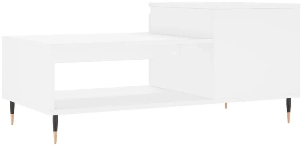 Mesa de centro 100x50x45 cm derivados de madeira branco