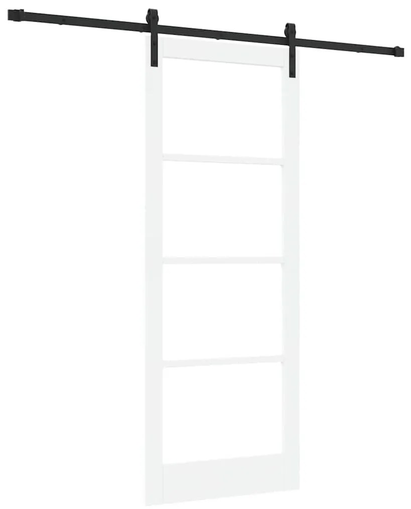 Porta Deslizante vidaXL com Conjunto de Ferragens 'ORKDAL'Branca 83x21