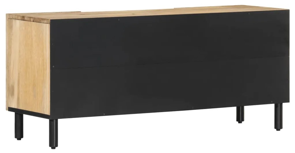 Móvel de TV 105x33x46 cm madeira de mangueira maciça