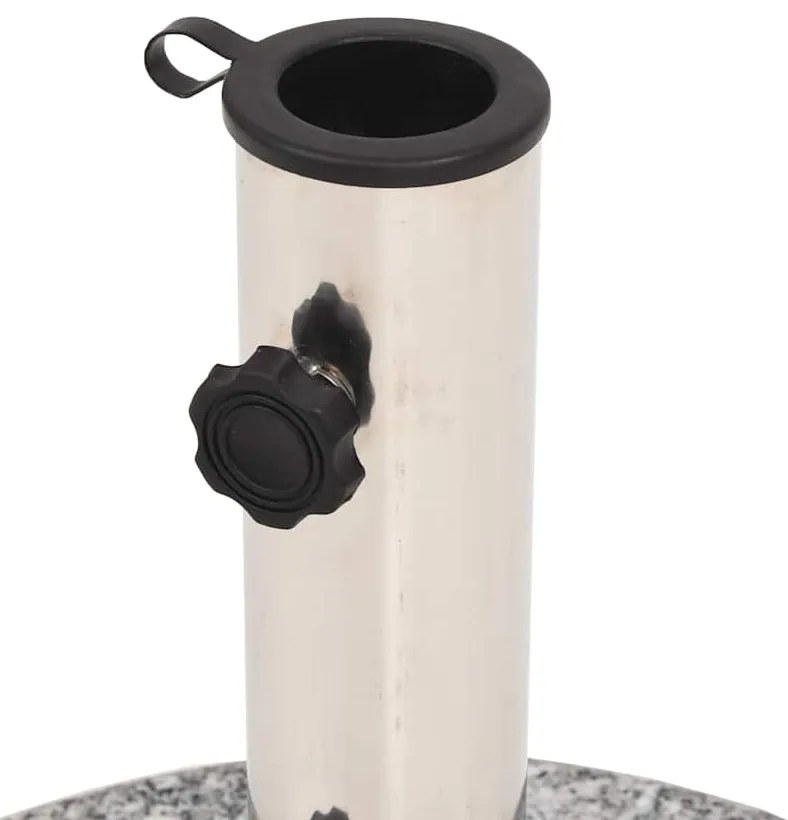 Base para guarda-sol em granito redonda 20 kg