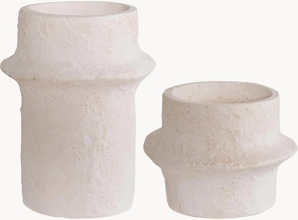 Suportes para velas artesanais Sana, conjunto de 2