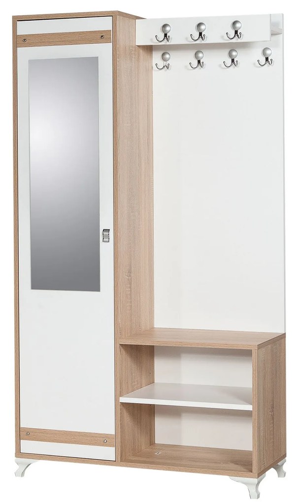 **** Cabideiro Inci – Carvalho Sonoma – 100 cm x 190 cm x 36 cm
**