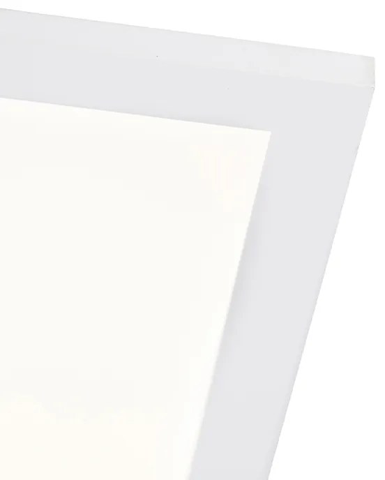Candeeiro de teto em aço 120 cm com LED e comando remoto - Liv Moderno