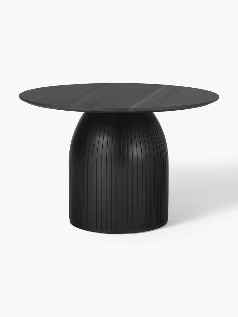 Mesa de jantar redonda com tampo em mármore Nelly, Ø 115 cm
