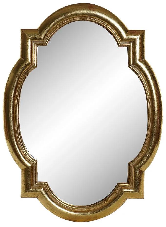 Espelho de parede DKD Home Decor Resina Cristal Dourado (39 x 2.5 x 54 cm)