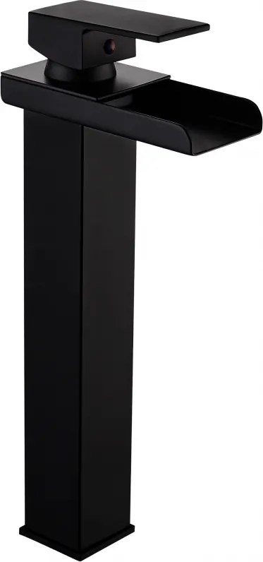 Mexen Hydra torneira alta para lavatório, preta - 744910-70