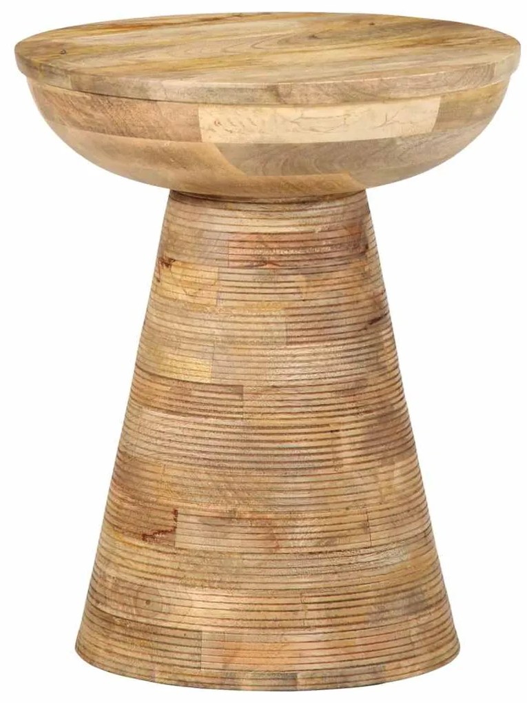 Mesa de apoio Ø37x45 cm madeira de mangueira maciça