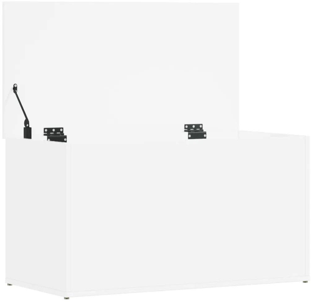 Arca arrumação 84x42x46 cm madeira processada branco brilhante