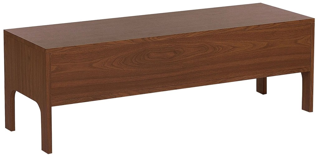 Móvel de TV castanho escuro CORINA Beliani