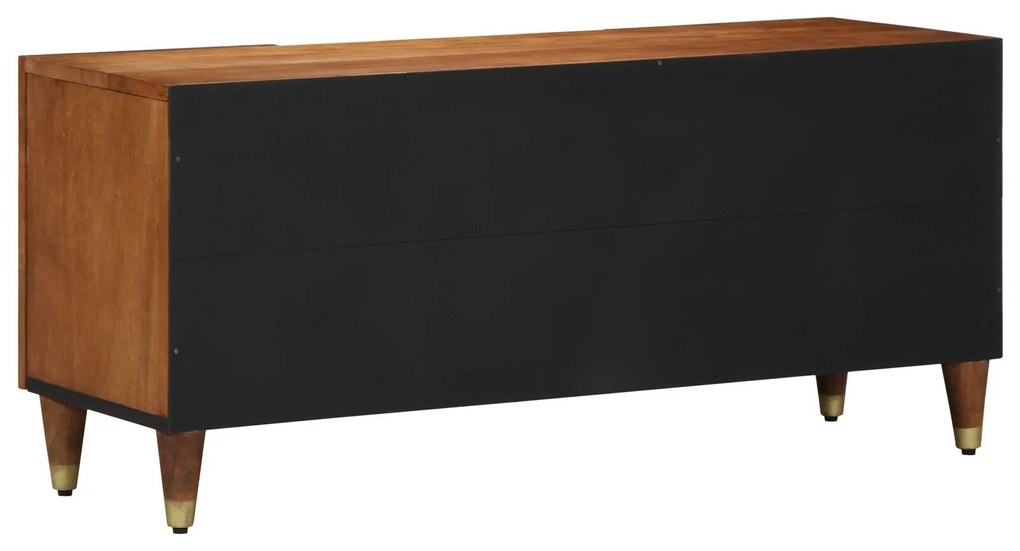 Armário de TV 105x33x46 cm Madeira Sólida de Mangueira