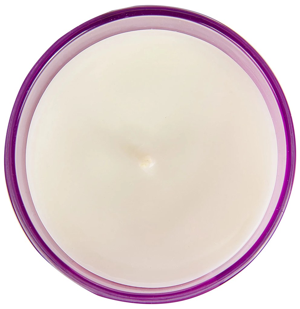 Conjunto de 3 velas perfumadas de cera de soja chá branco/lavanda/jasmim COLORFUL BARREL Beliani