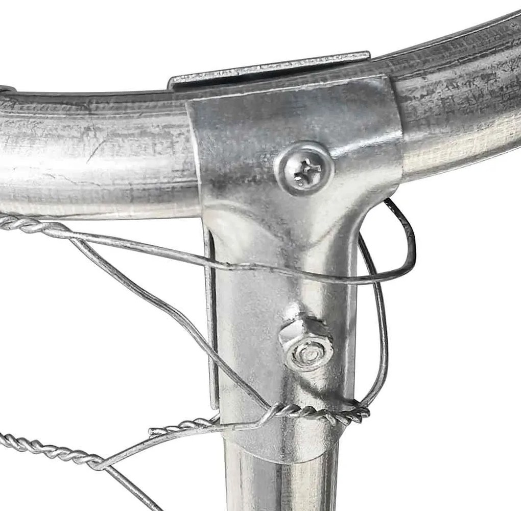 Canil de exterior com telhado 400x100x150 cm