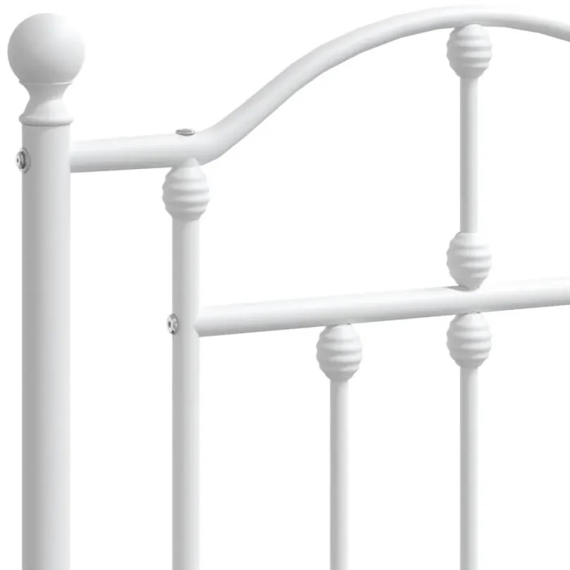 Cabeceira de cama 193 cm metal branco