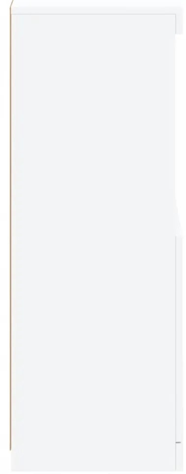 Aparador com luzes LED 41x37x100 cm branco
