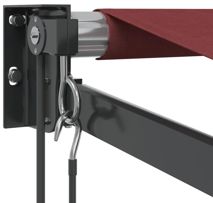 Toldo retrátil automático 450x300 cm bordô