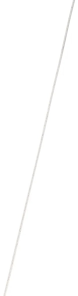 Candeeiro de suspensão design branco 60 cm com LED regulável em 3 etapas - Anello Moderno