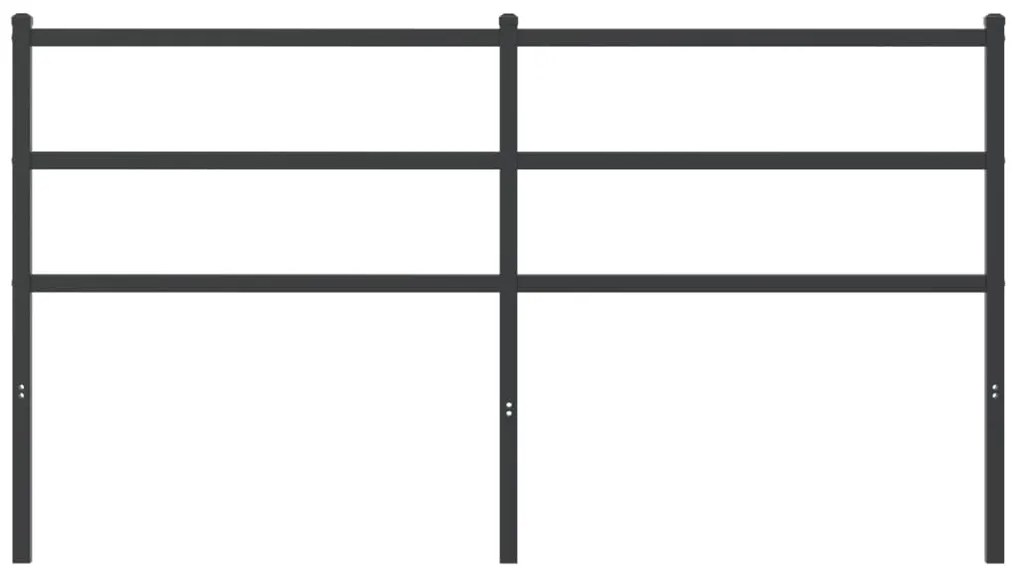 Cabeceira de cama 160 cm metal preto