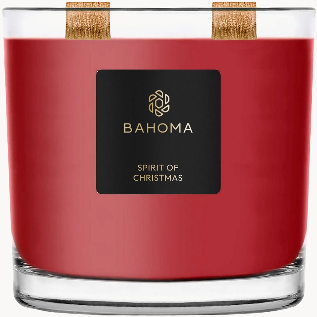 Vela perfumada com dois pavios Spirit of Christmas (cássis, cravinho, âmbar)