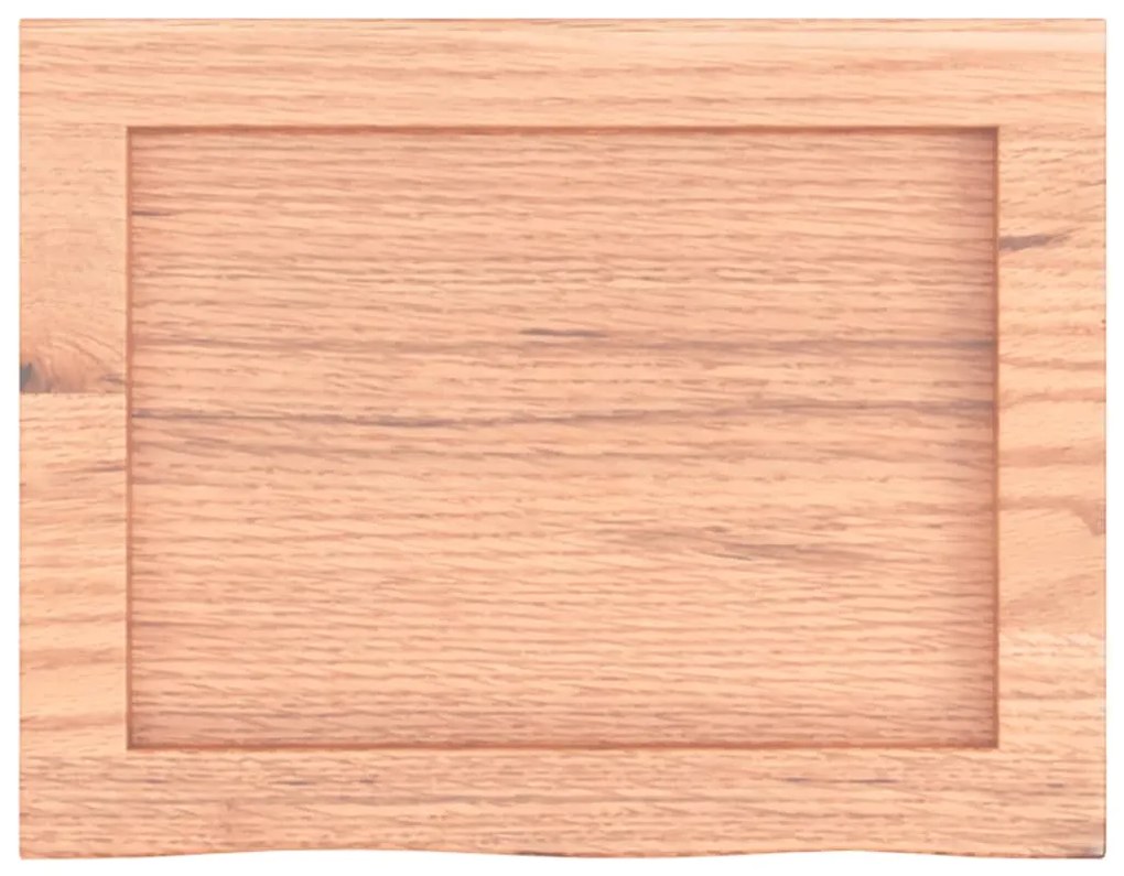Prateleira de parede 40x30x(2-4) cm carvalho tratado castanho