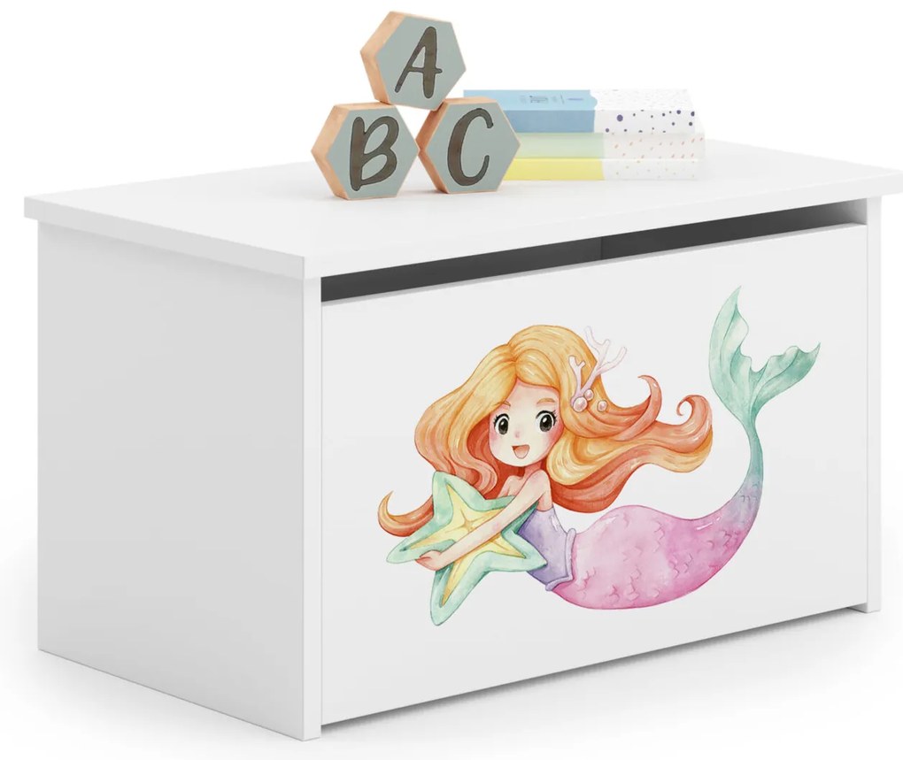 Báu de brinquedos branco Daria - sereia