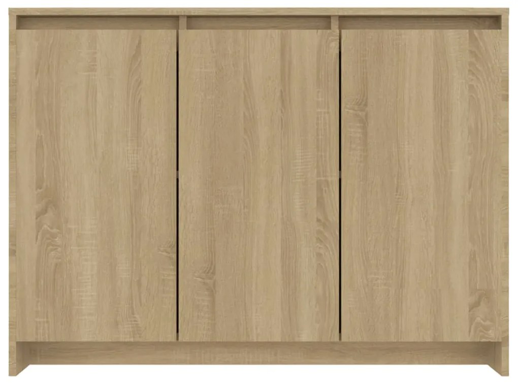 Aparador 102x33x75 cm derivados de madeira carvalho sonoma