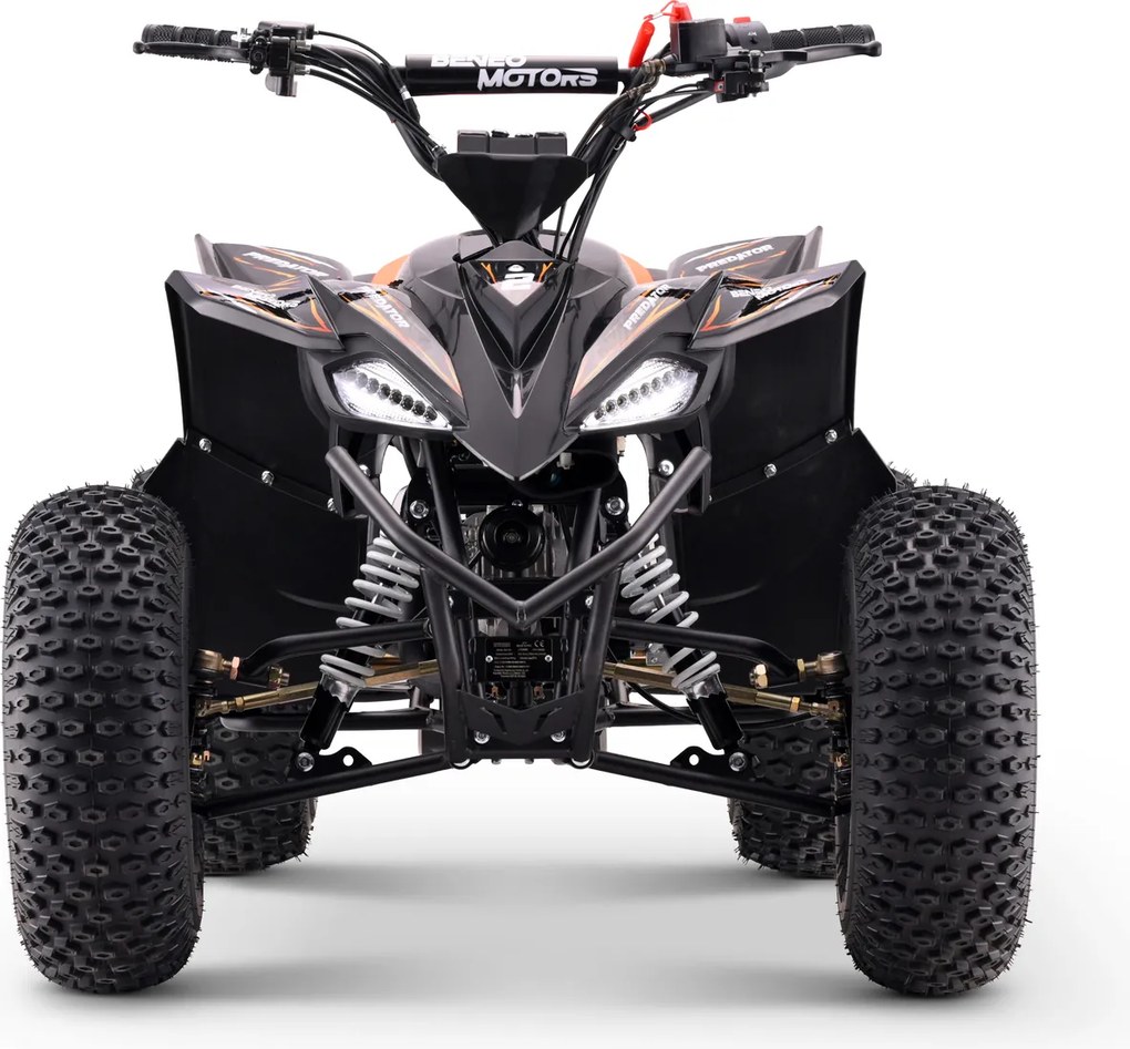 Moto 4 Crianças + 8 anos 125cc - Beneo Predator Até 55 Km/h com Limitador Laranja