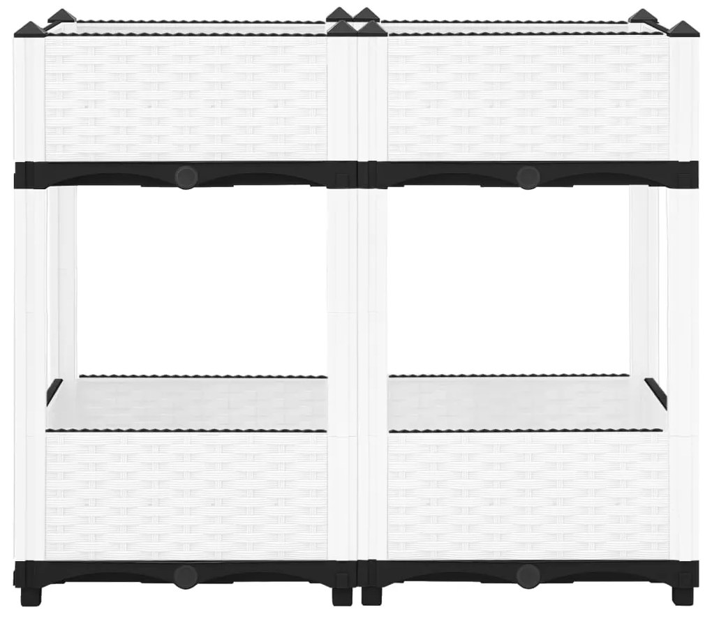 Canteiro elevado 80x40x71 cm polipropileno