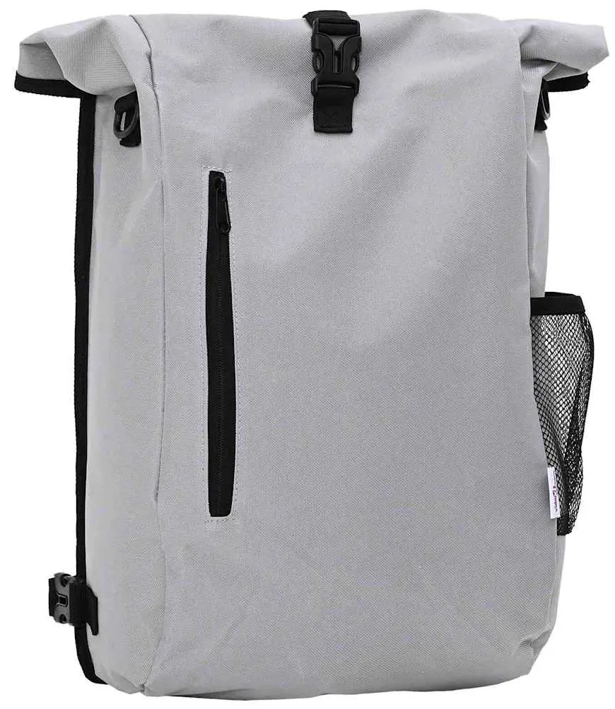 vidaXL Bolsa de Bicicleta Cinzeto 31 x 13 x 58 cm Poliéster