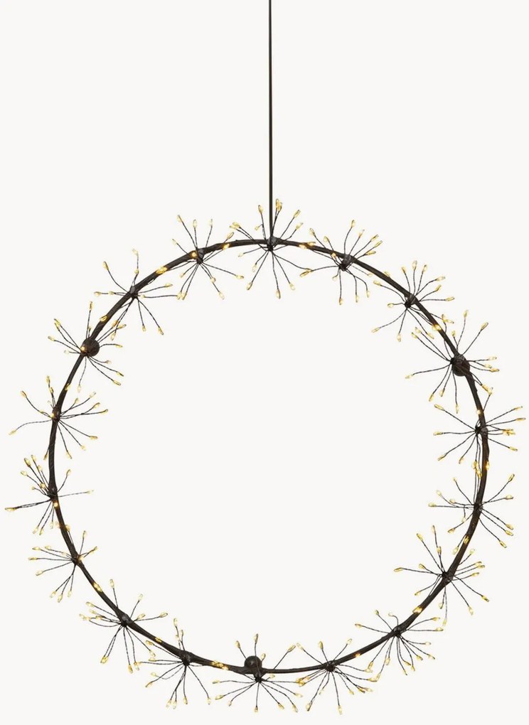 Coroa de Natal LED decorativa Dew Drop Flower