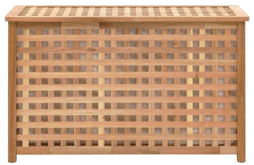 Arca p/ roupa suja 77,5x37,5x46,5 cm madeira nogueira maciça
