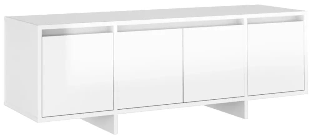 Móvel de TV Endy de 120cm - Branco Brilhante - Design Moderno
