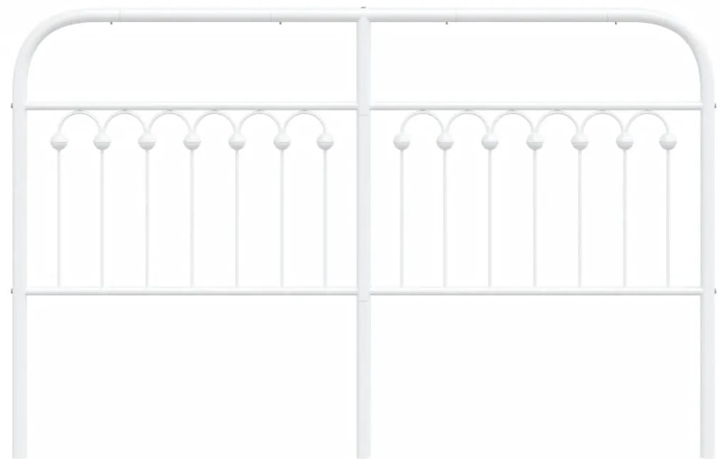 Cabeceira de cama 150 cm metal branco