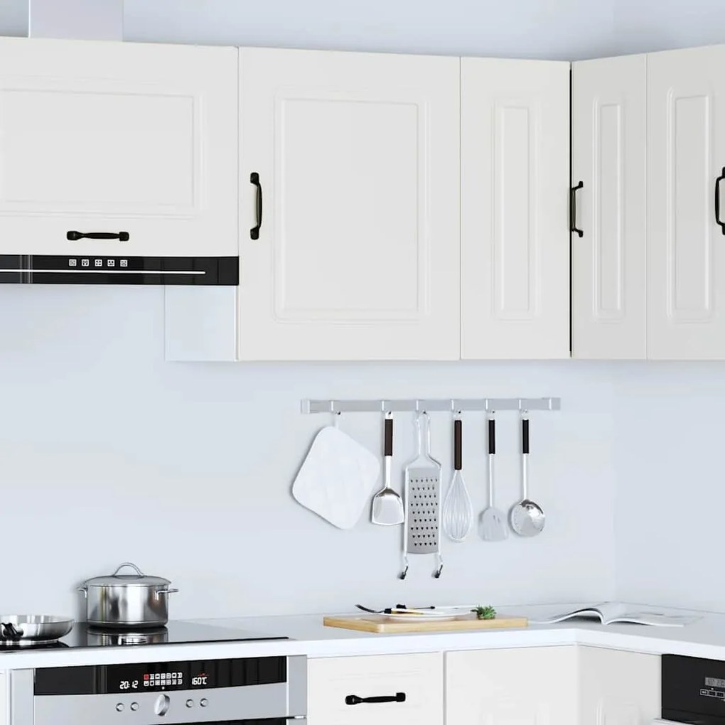 vidaXL Armário de parede de cozinha Kalmar madeira artificial branca