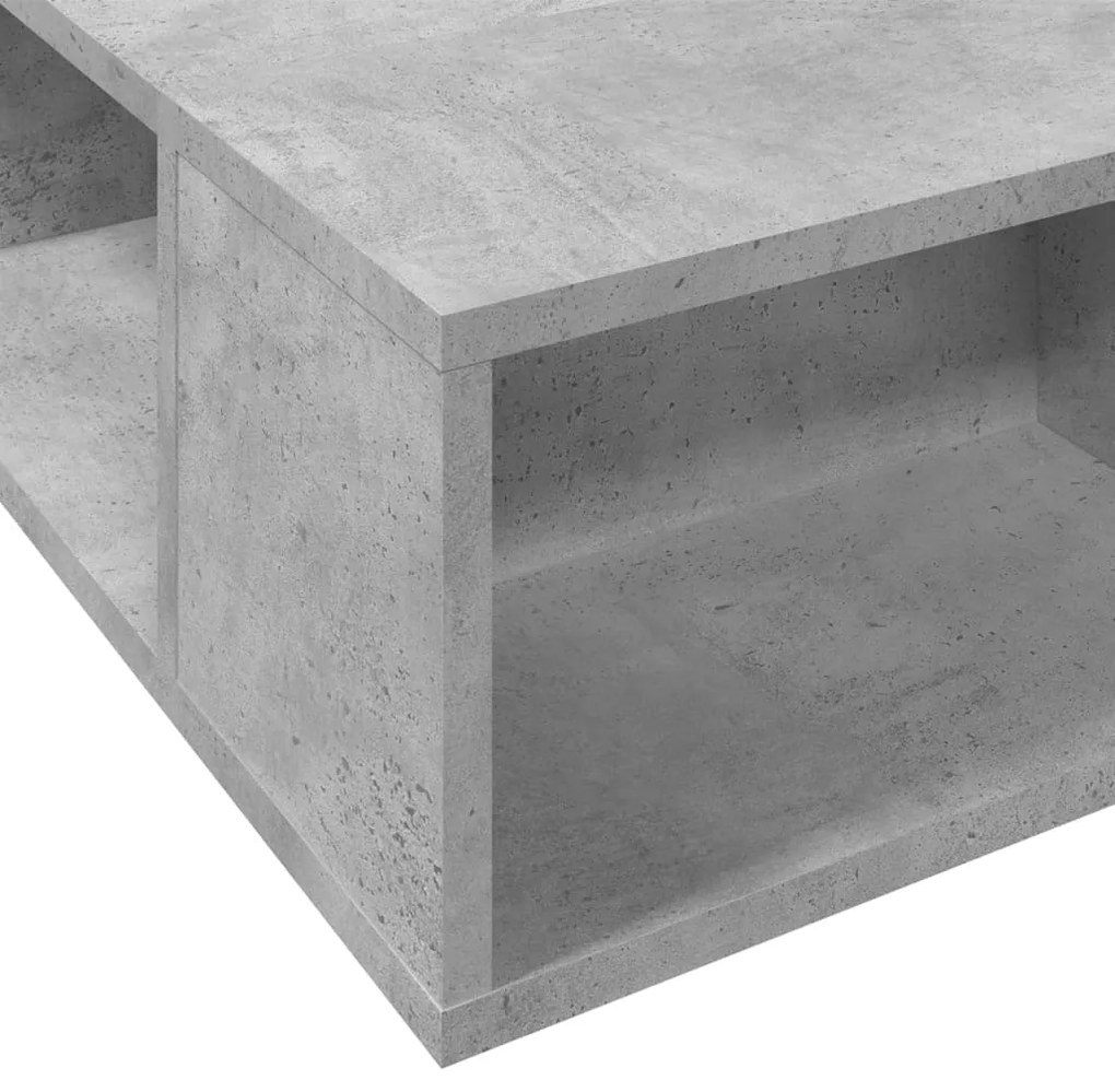 Estrutura de cama 200x200 cm derivados de madeira cinza cimento