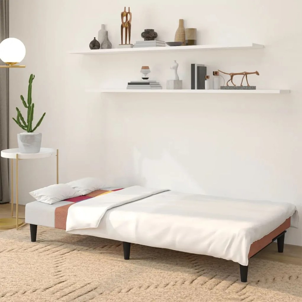 Sofá-cama de 2 lugares tecido