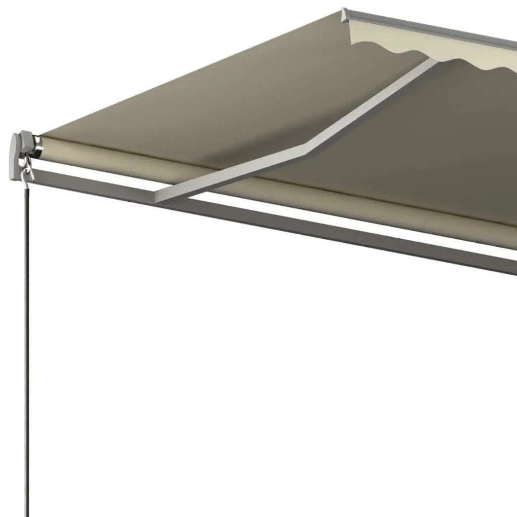 Toldo automático independente 450x350 cm cor creme