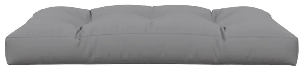 Almofadão para sofá de paletes 120x80x12 cm tecido cinza