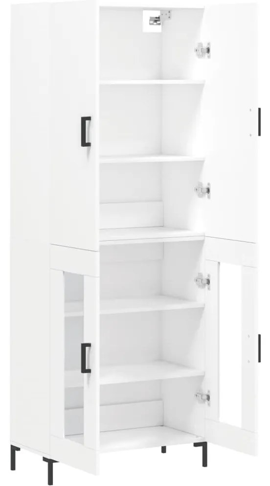 Armário alto 69,5x34x180 cm derivados de madeira branco