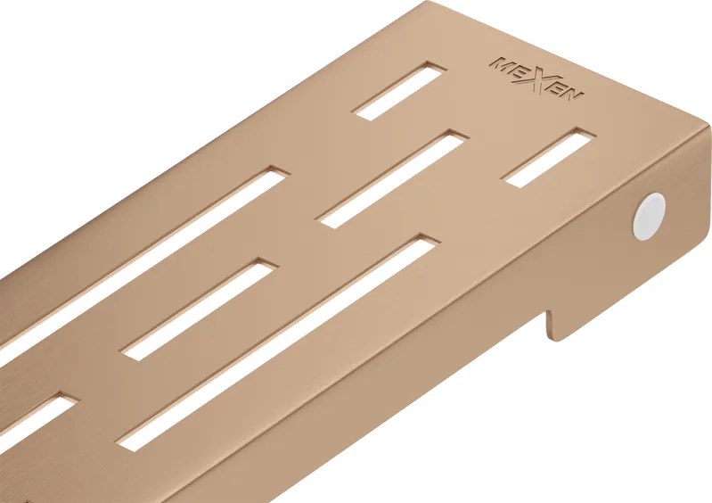 Mexen Flat M01 máscara para ralo linear 100 cm, cobre escovado - 1C20100