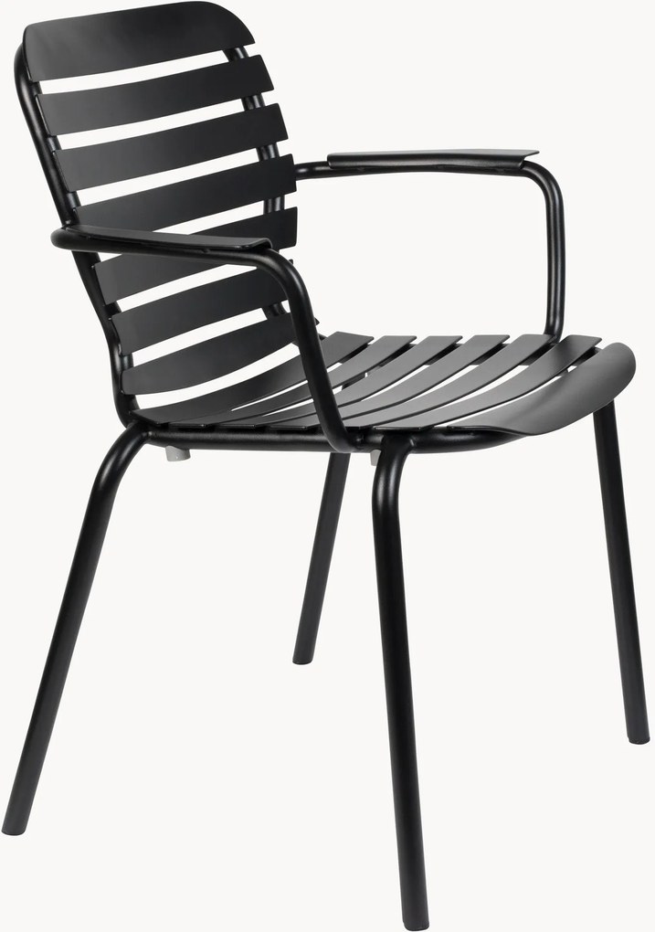 Cadeiras de jardim com braços Vondel, conjunto de 2