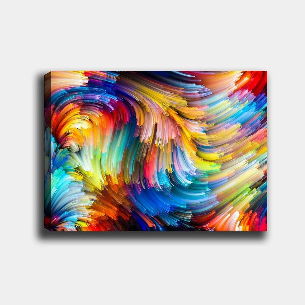 **** Pintura Decorativa em Tela 262592861_70100 – Multicolor – 70 x 10