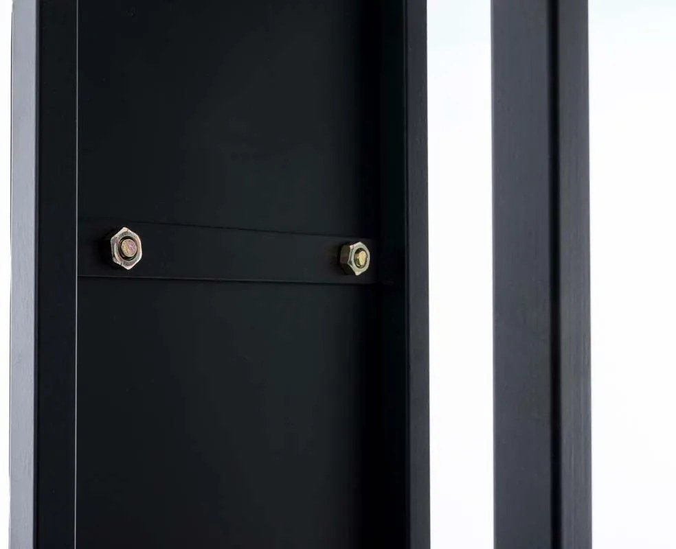 Suporte para lenha Spark 25 x 100 x 25 cm Preto