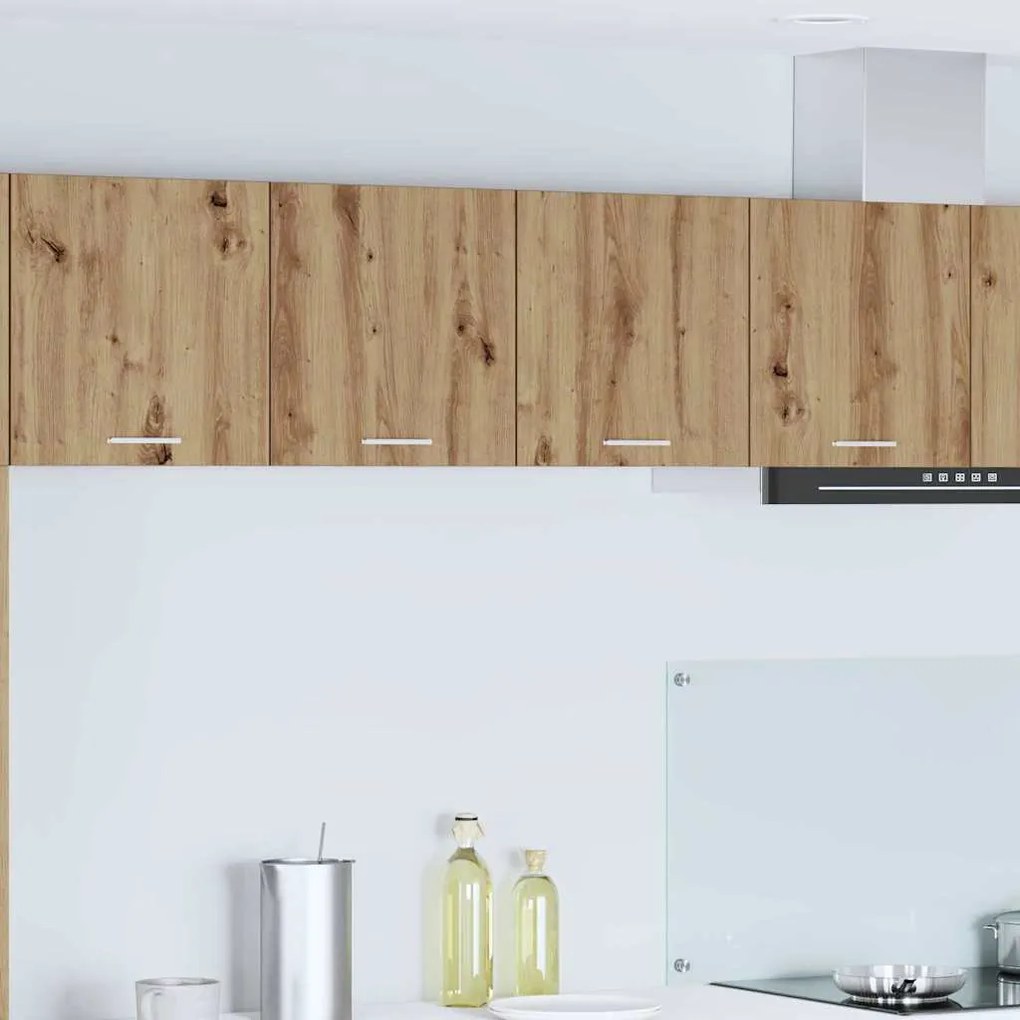 vidaXL Armário suspenso Riga Carvalho Artesanal 80 x 31 x 40 cm