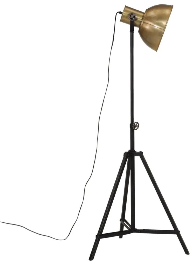 Candeeiro de pé 25 W 61x61x90/150 cm E27 bronze antigo