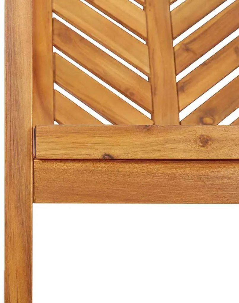 Conjunto de Jantar de Jardim de 5 Peças em Madeira Sólida de Acácia