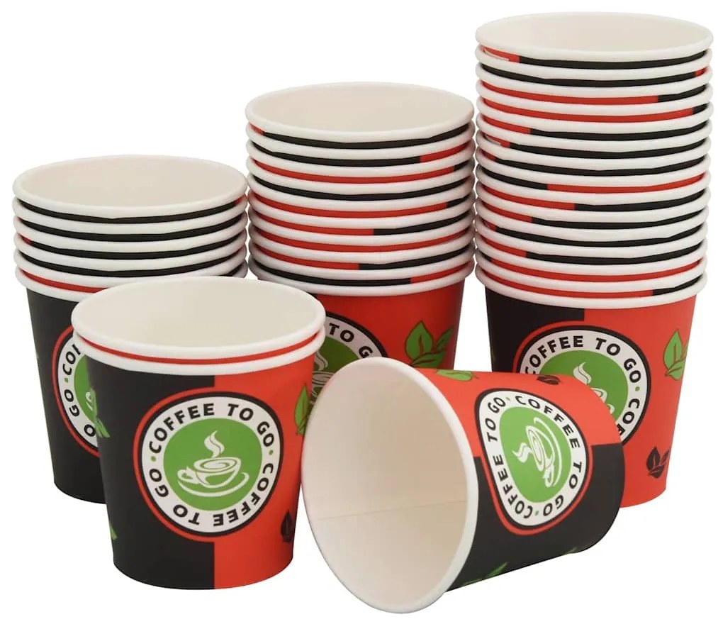 Copos de café descartáveis 1000 pcs papel 120 ml (4 oz)
