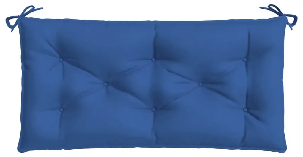 Almofadão p/ banco de jardim 110x50x7 cm tecido azul