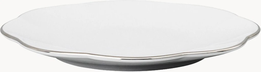 Pratos de sobremesa em porcelana Sonetto, conjunto de 6