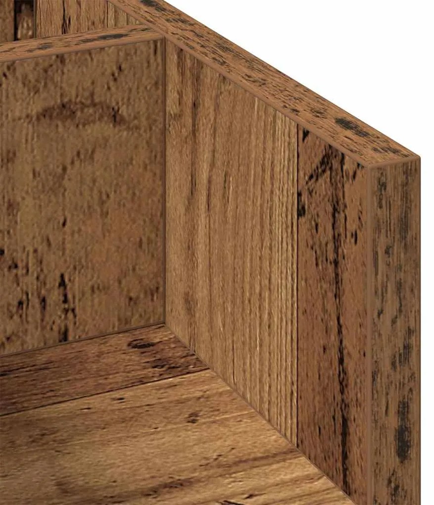 Organizador de Mesa Carvalho Antigo 44.5x24x25 cm Madeira Engenharia